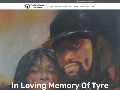 thetyrenicholsfoundation.org snapshot