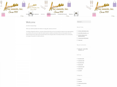 arnoldsawards.blog snapshot