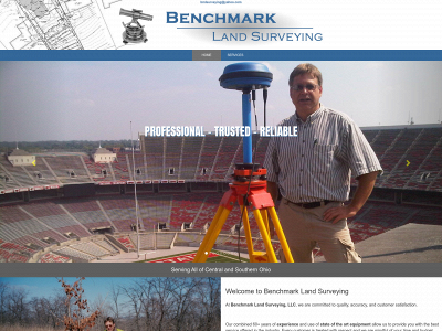 benchmarklandsurveying.com snapshot