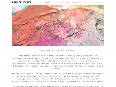 www.renate-kutke.com snapshot