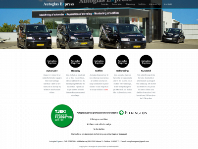 autoglasexpress.dk snapshot