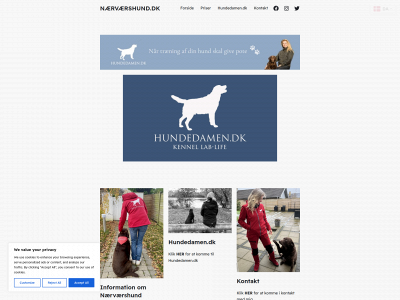 nærværshund.dk snapshot