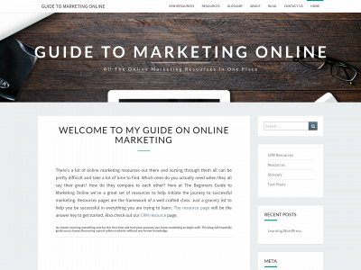 beginnersguidetomarketingonline.com snapshot