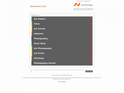 deowaxart.com snapshot