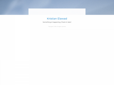 kristianelawad.com snapshot