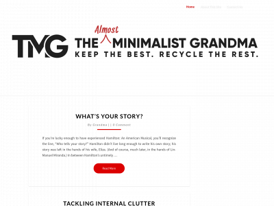 theminimalistgrandma.com snapshot
