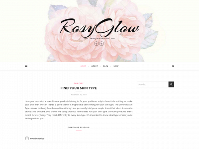 rosyglows.com snapshot
