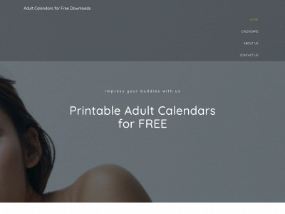 calendar4adults.com snapshot
