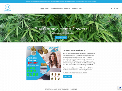 www.dreamlandorganics.com snapshot