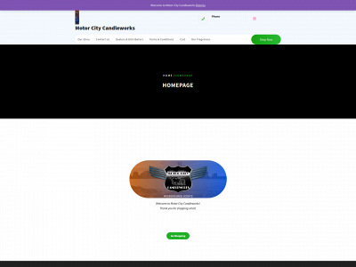 motorcitycandleworks.com snapshot