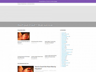 decodedmedicine.com snapshot