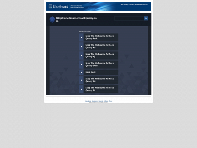 stopthemelbournerdrockquarry.com snapshot