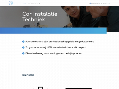 corinstallatie.nl snapshot