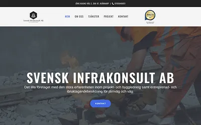 svensk-infrakonsult.se snapshot