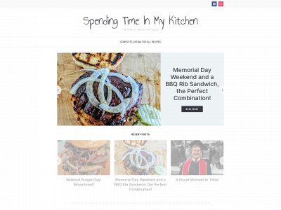 spendingtimeinmykitchen.com snapshot
