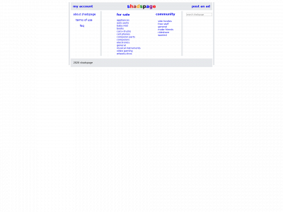 shadspage.com snapshot