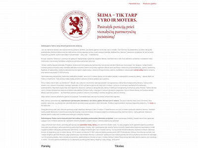 seimospeticija.lt snapshot