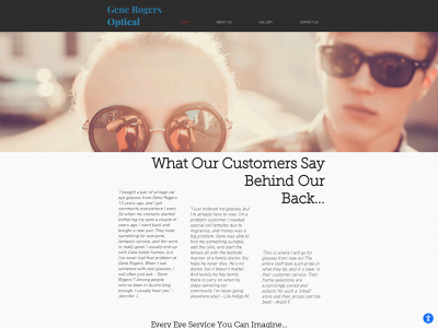 www.generogersoptical.com snapshot