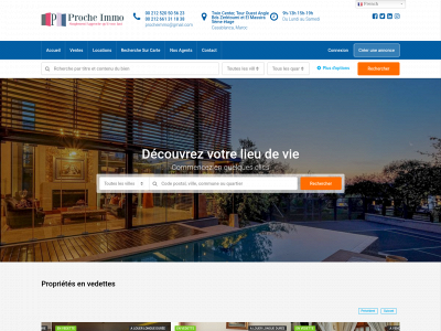www.procheimmo.com snapshot