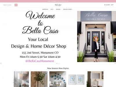 www.bellacasadecoranddesign.com snapshot
