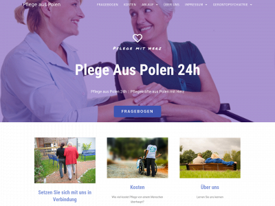 pflegeauspolen24h.de snapshot