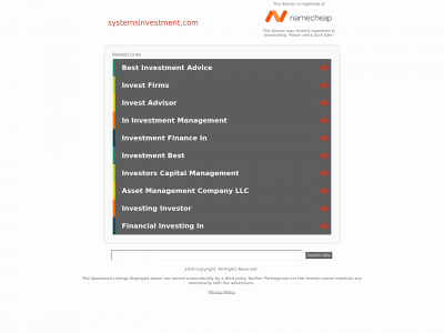 systemsinvestment.com snapshot