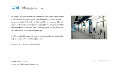 idssupport.se snapshot