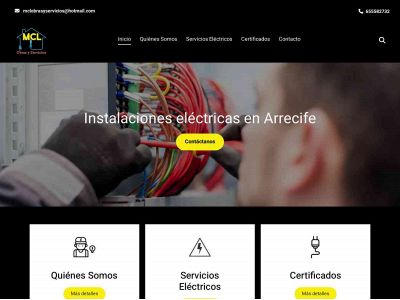 www.mclinstalacioneselectricas.es snapshot