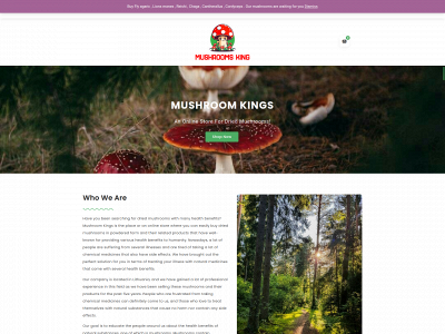 mushroomskings.com snapshot