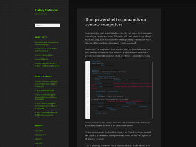 plainlytechnical.com snapshot