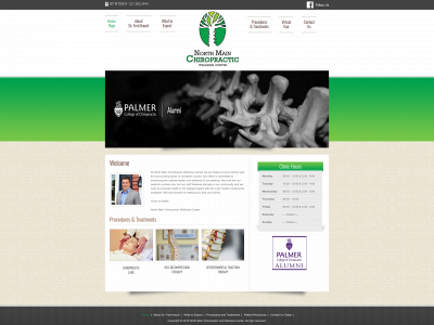 northmainchiropractic.com snapshot