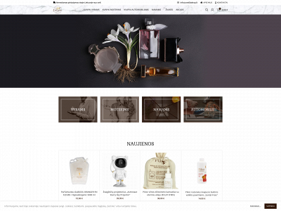 vanillashop.lt snapshot