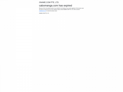 www.cabomanga.com snapshot