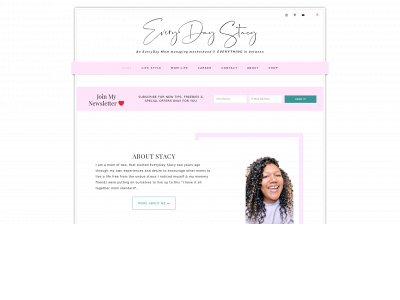 everydaystacy.com snapshot