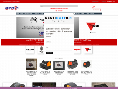 destinationtactical.com snapshot