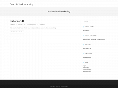 centsofunderstanding.com snapshot