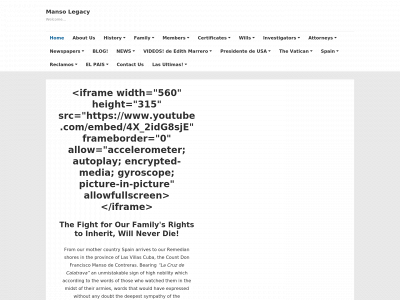 mansolegacy.com snapshot