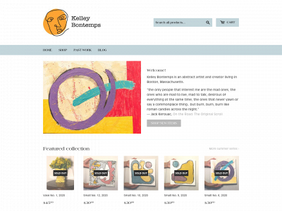 kelleybontemps.com snapshot