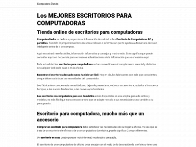 computersdesks.com snapshot