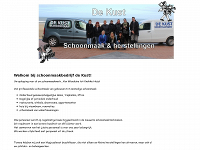 schoonmaakdekust.be snapshot