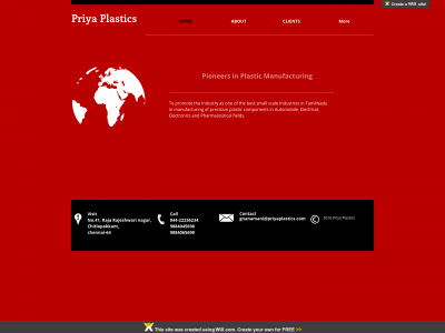 priyaplastics.com snapshot