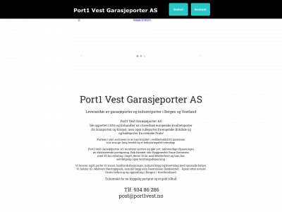 port1vest.no snapshot