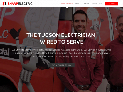 tucsonsharpelectric.com snapshot