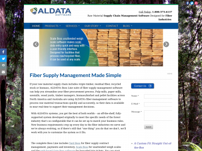 aldatasoftware.com snapshot