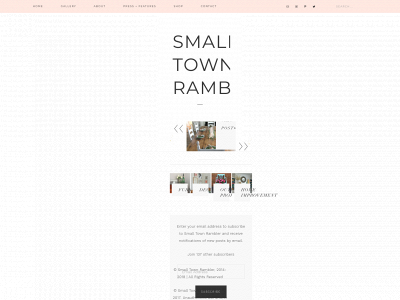 smalltownrambler.com snapshot