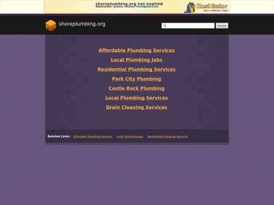 shoreplumbing.org snapshot