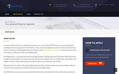 ctbfinance.com snapshot