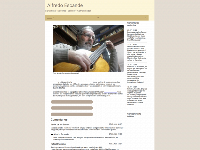 alfredoescande.com snapshot