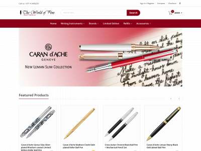 theworldofpens.com snapshot