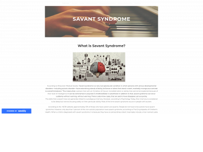 savantsyndromeoverview.weebly.com snapshot